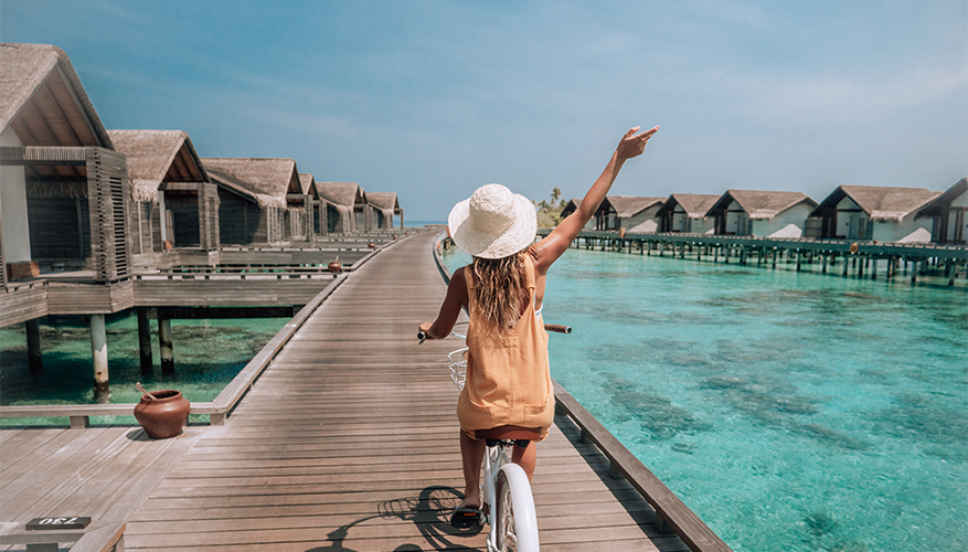 Bike riding, Maldives